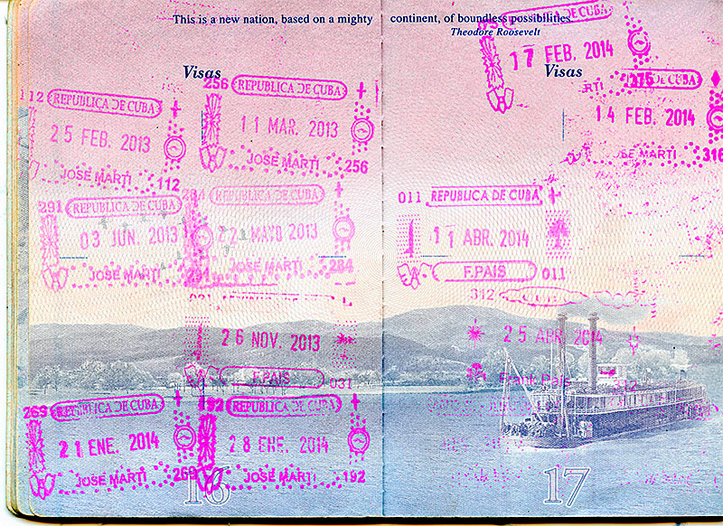 passport---Cuban-immigration-stamps