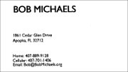 Bob Michaels business card001