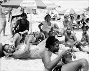 family-at-beach